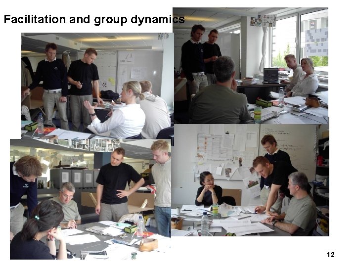 Facilitation and group dynamics 12 