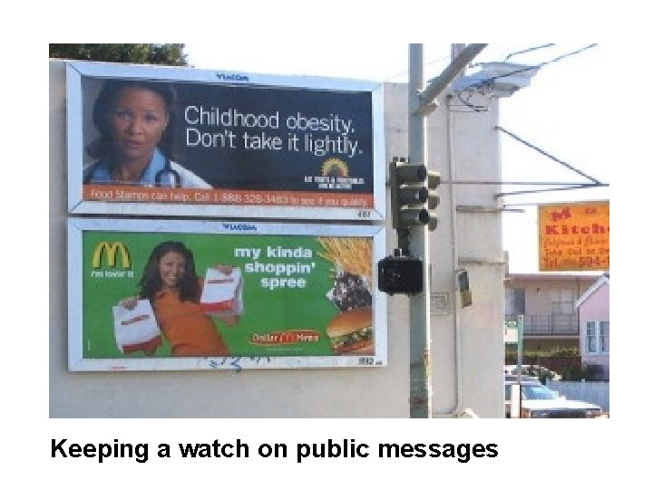 Keeping a watch on public messages 