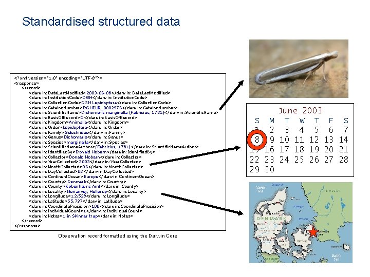 Standardised structured data <? xml version="1. 0" encoding="UTF-8"? > <response> <record> <darwin: Date. Last. Standardised structured data <? xml version="1. 0" encoding="UTF-8"? > <response> <record> <darwin: Date. Last.