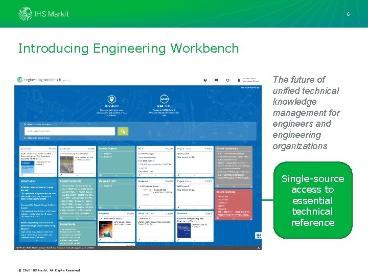 6 Introducing Engineering Workbench The future of unified technical knowledge management for engineers and