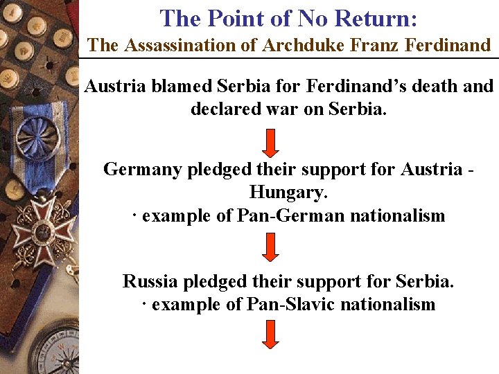 The Point of No Return: The Assassination of Archduke Franz Ferdinand Austria blamed Serbia