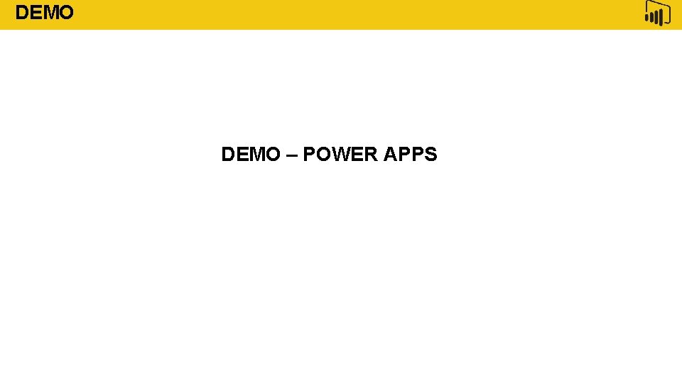DEMO Feature DEMO – POWER APPS 