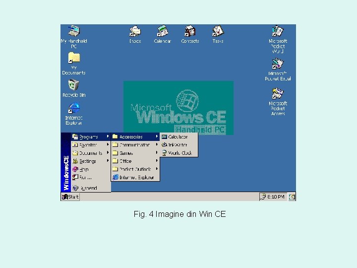 Fig. 4 Imagine din Win CE 