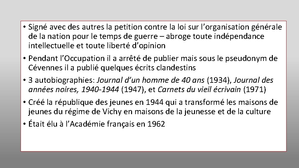  • Signé avec des autres la petition contre la loi sur l’organisation générale