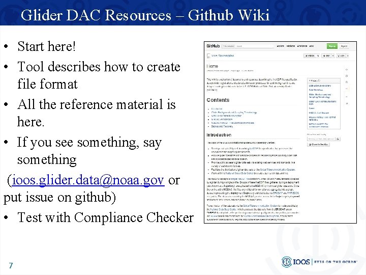 Glider DAC Resources – Github Wiki • Start here! • Tool describes how to