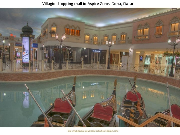 Villagio shopping mall in Aspire Zone. Doha, Qatar 