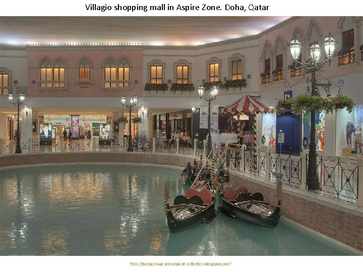 Villagio shopping mall in Aspire Zone. Doha, Qatar 