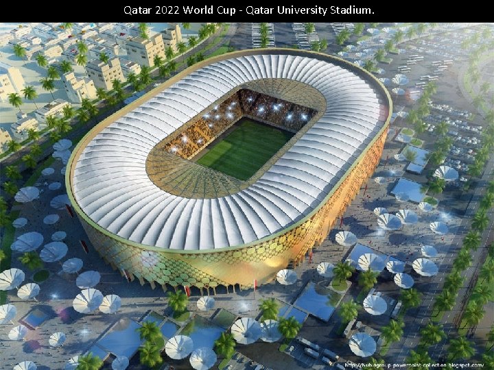 Qatar 2022 World Cup - Qatar University Stadium. 