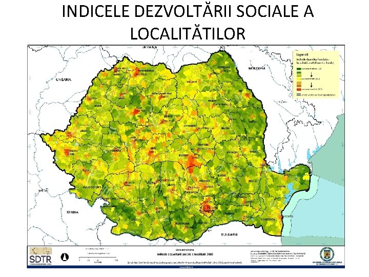 INDICELE DEZVOLTĂRII SOCIALE A LOCALITĂŢILOR 