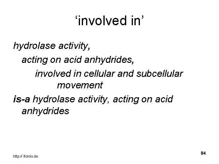 ‘involved in’ hydrolase activity, acting on acid anhydrides, involved in cellular and subcellular movement