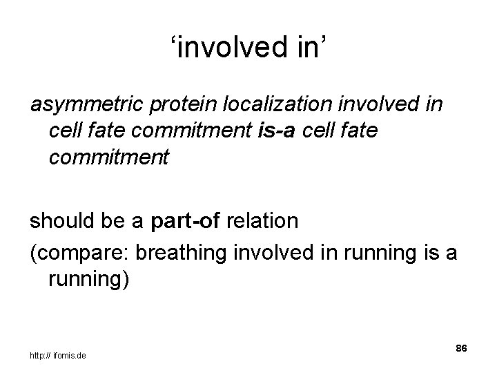 ‘involved in’ asymmetric protein localization involved in cell fate commitment is-a cell fate commitment