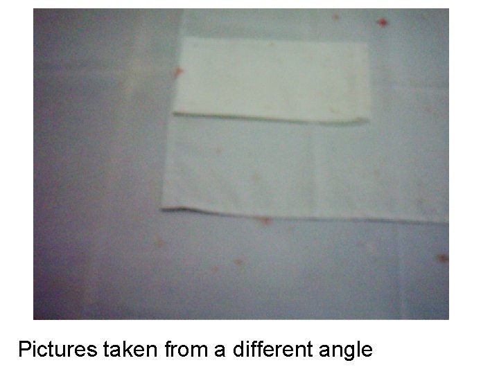Pictures taken from a different angle 