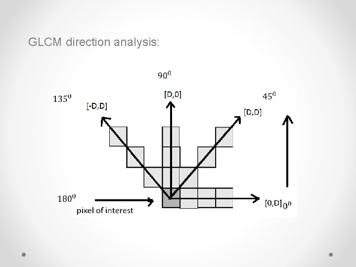 GLCM direction analysis: 
