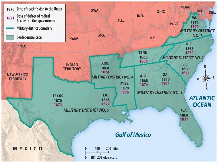 How did the Radical Republicans plans for Reconstruction