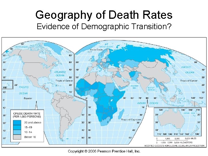 Geography of Death Rates Evidence of Demographic Transition? 