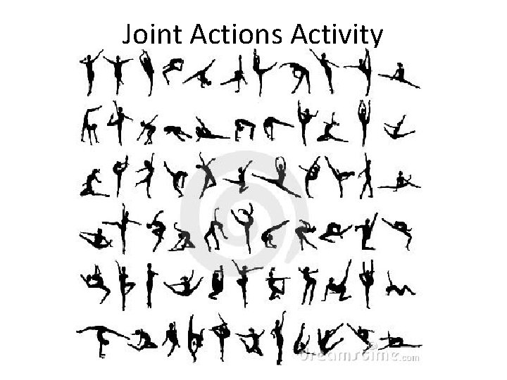Joint Actions Activity 