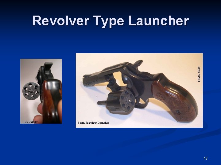 BEARWISE Revolver Type Launcher BEARWISE 6 mm Revolver Launcher 17 