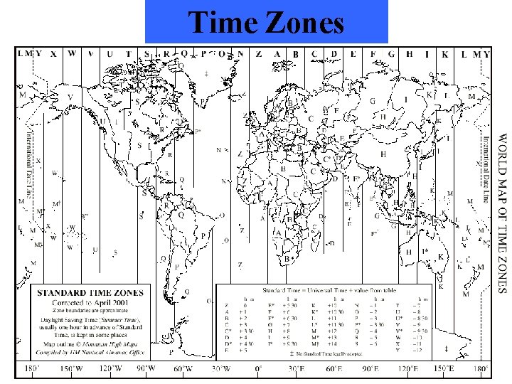 Time Zones 