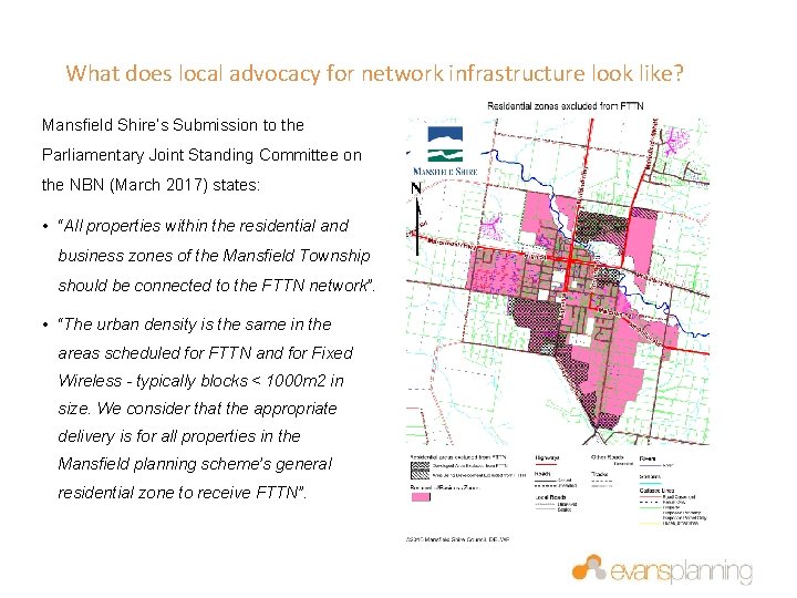 What does local advocacy for network infrastructure look like? Mansfield Shire’s Submission to the