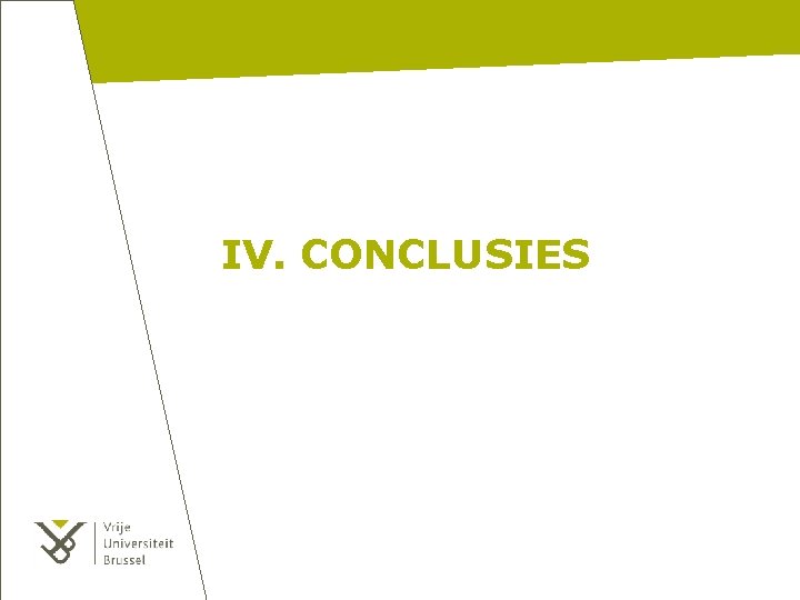 IV. CONCLUSIES 