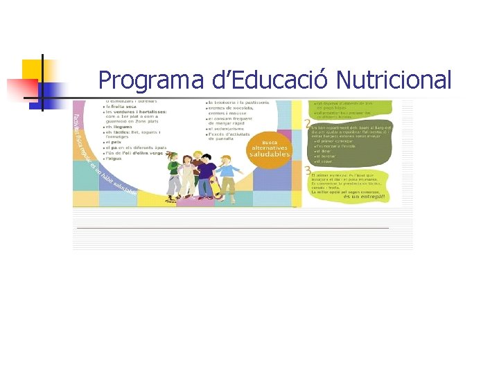Programa d’Educació Nutricional 