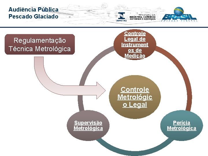 Audiência Pública Pescado Glaciado Controle Legal de Instrument os de Medição Regulamentação Técnica Metrológica