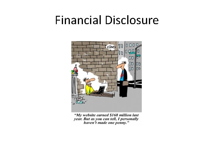 Financial Disclosure 