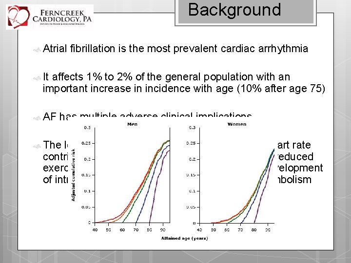 Background Atrial fibrillation is the most prevalent cardiac arrhythmia It affects 1% to 2%