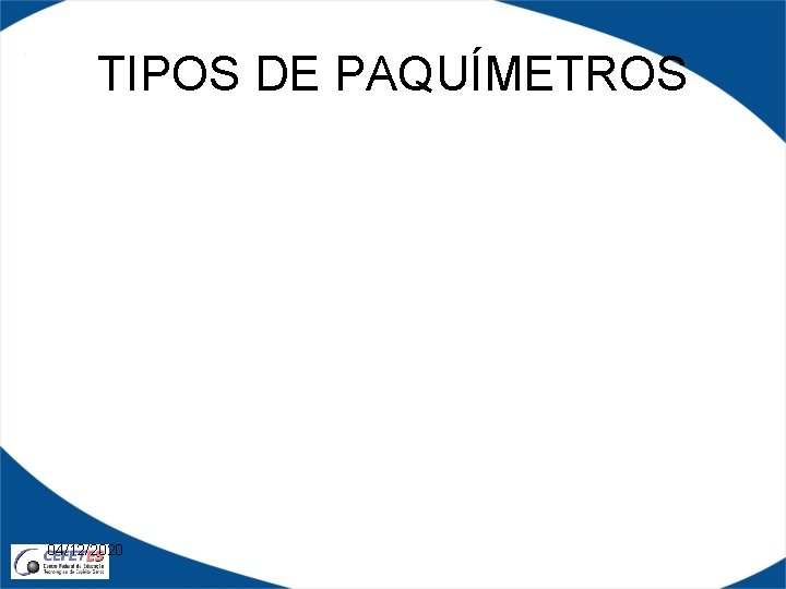 TIPOS DE PAQUÍMETROS 04/12/2020 