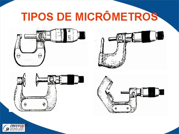 TIPOS DE MICRÔMETROS 04/12/2020 