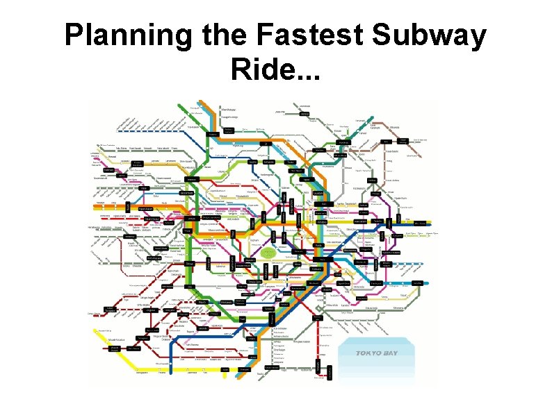 Planning the Fastest Subway Ride. . . 