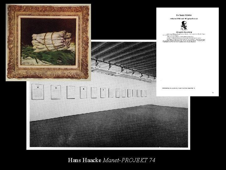 Hans Haacke Manet-PROJEKT 74 