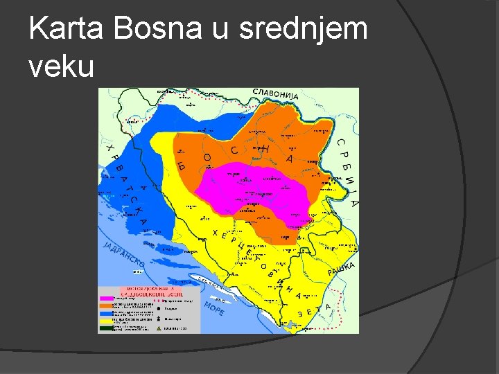 Karta Bosna u srednjem veku 