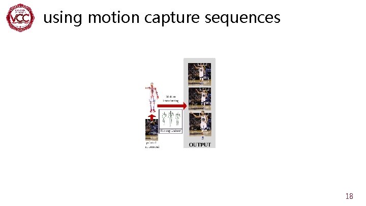using motion capture sequences 18 