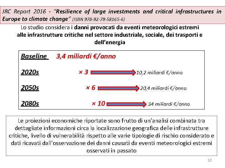 JRC Report 2016 - “Resilience of large investments and critical infrastructures in Europe to