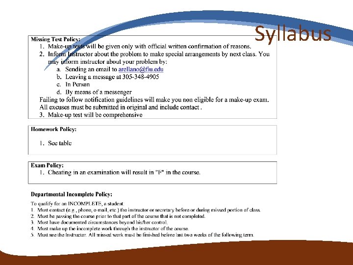 Syllabus Syllabus