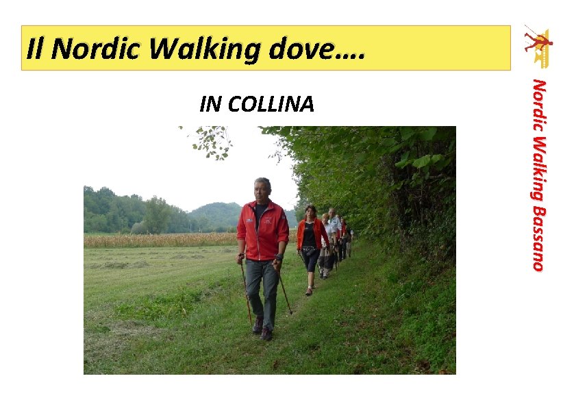 Il Nordic Walking dove…. Nordic Walking Bassano IN COLLINA 