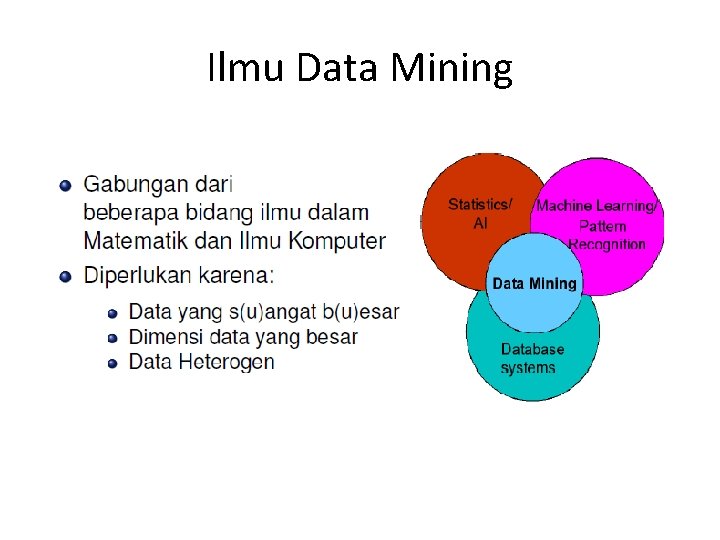 Ilmu Data Mining 
