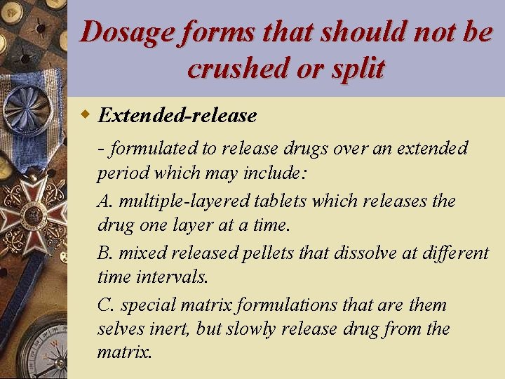 Evaluation of Tablet Splitting Cost Effective Quality Care