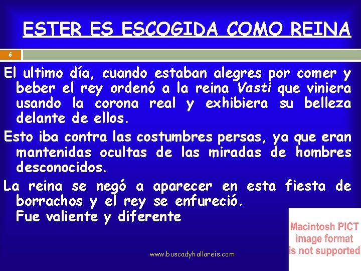 ESTER ES ESCOGIDA COMO REINA 6 El ultimo día, cuando estaban alegres por comer