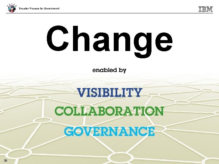 Smarter Process for Government Change 39 39 © 2013 IBM Corporation 