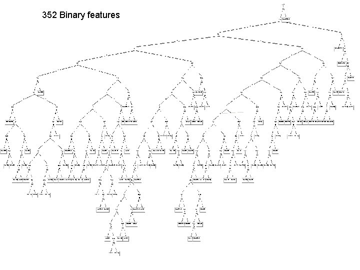 352 Binary features 352 Binary features