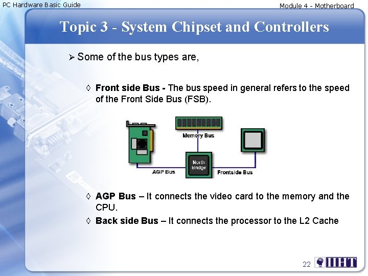PC Hardware Basic Guide Module 4 - Motherboard Topic 3 - System Chipset and