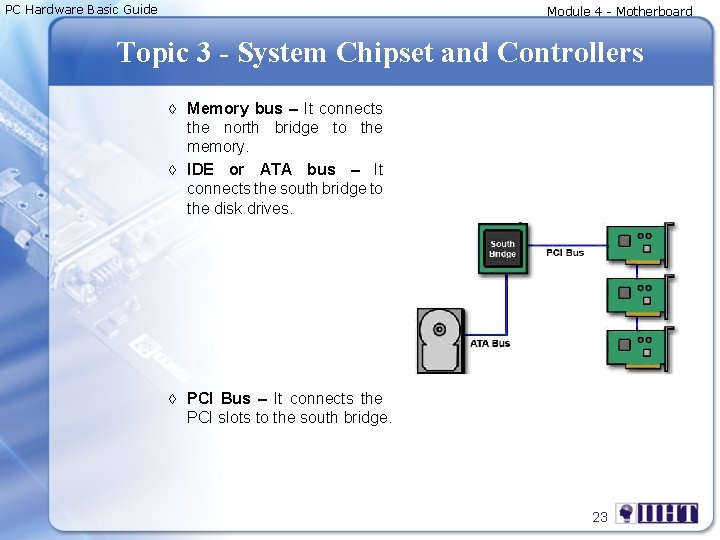 PC Hardware Basic Guide Module 4 - Motherboard Topic 3 - System Chipset and