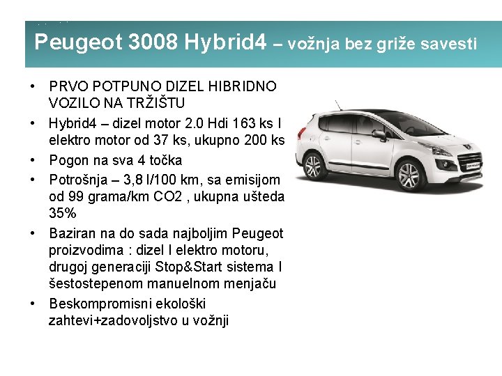 Peugeot 3008 Hybrid 4 – vožnja bez griže savesti • PRVO POTPUNO DIZEL HIBRIDNO