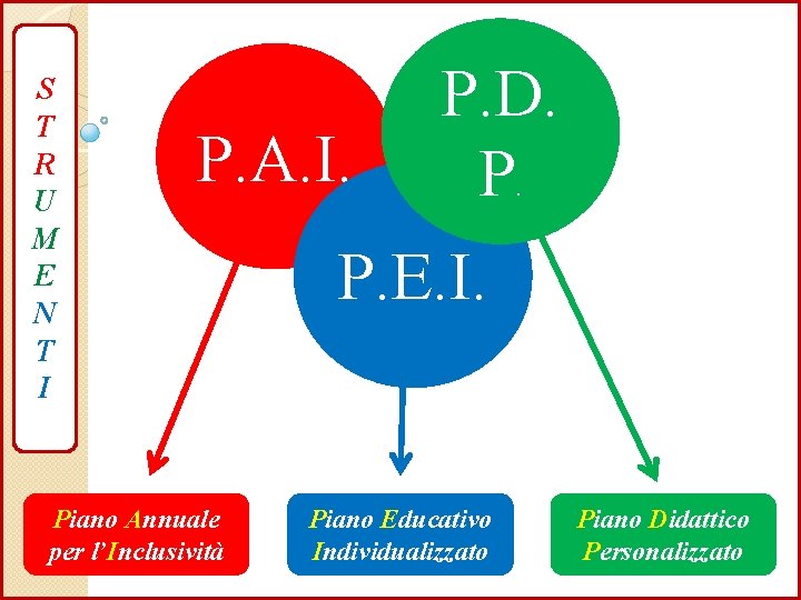 S T R U M E N T I P. A. I. Piano Annuale