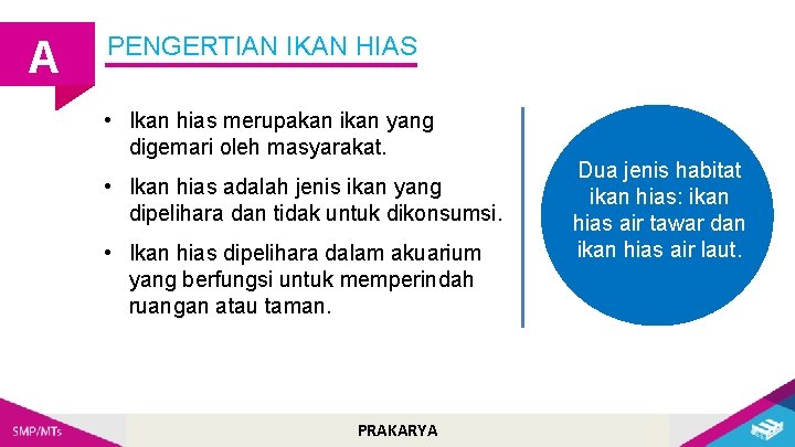 A PENGERTIAN IKAN HIAS • Ikan hias merupakan ikan yang digemari oleh masyarakat. •