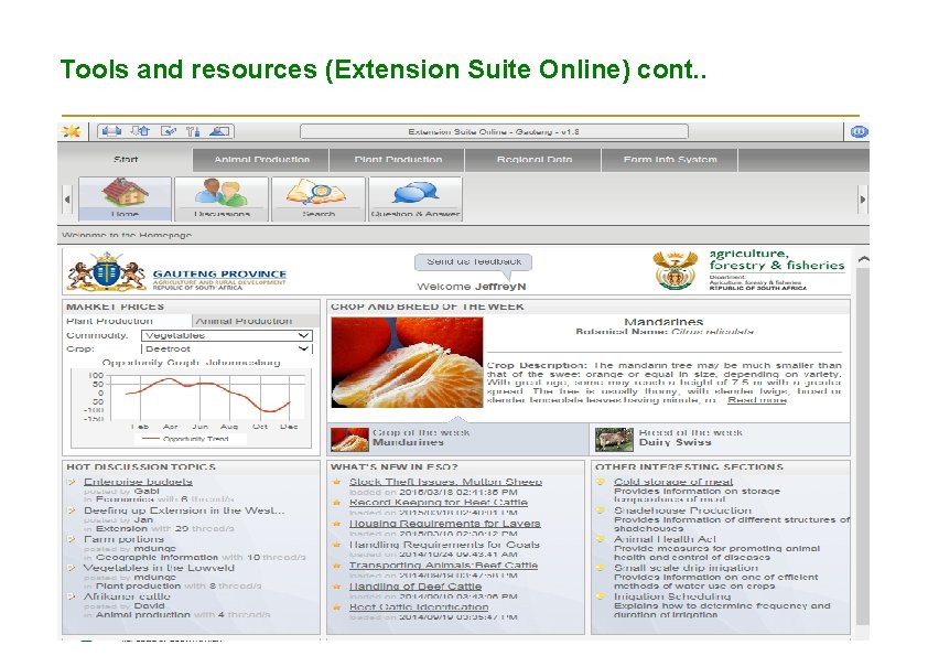 Tools and resources (Extension Suite Online) cont. . 13 