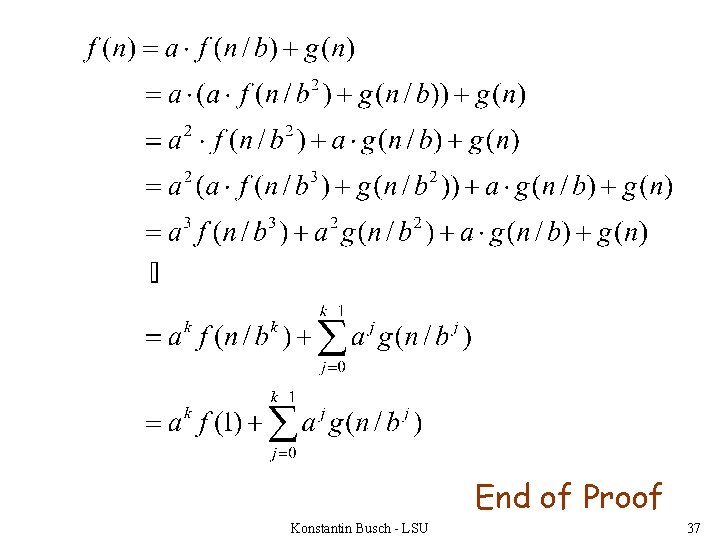 End of Proof Konstantin Busch - LSU 37 