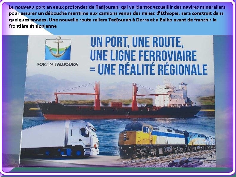 Le nouveau port en eaux profondes de Tadjourah, qui va bientôt accueillir des navires